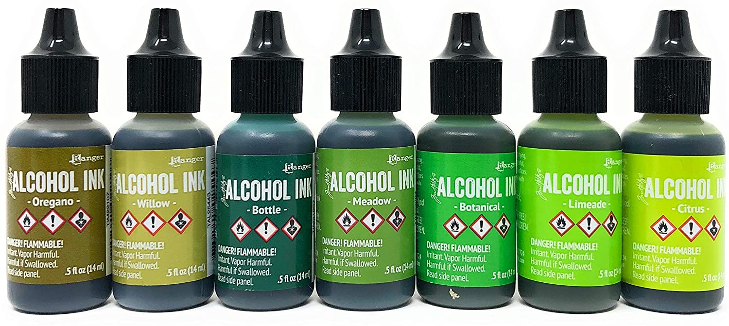 Ranger Alcohol Ink 7 Set (4 Color Set Options)