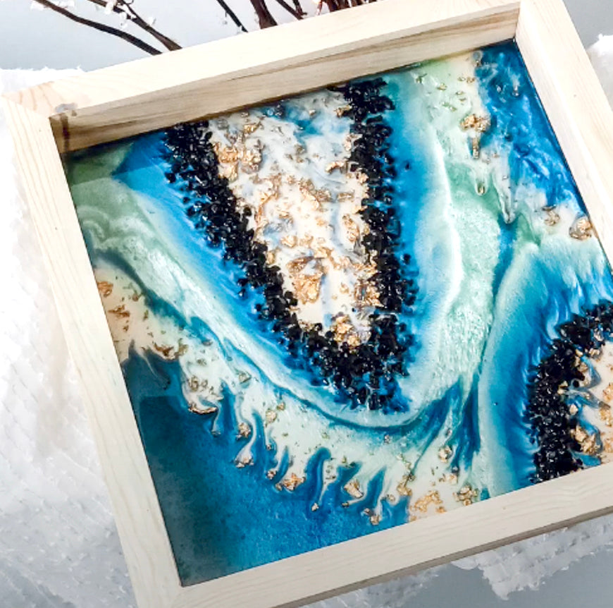 DIY resin project, Quartz inspired home decor — Grand River Art Supply