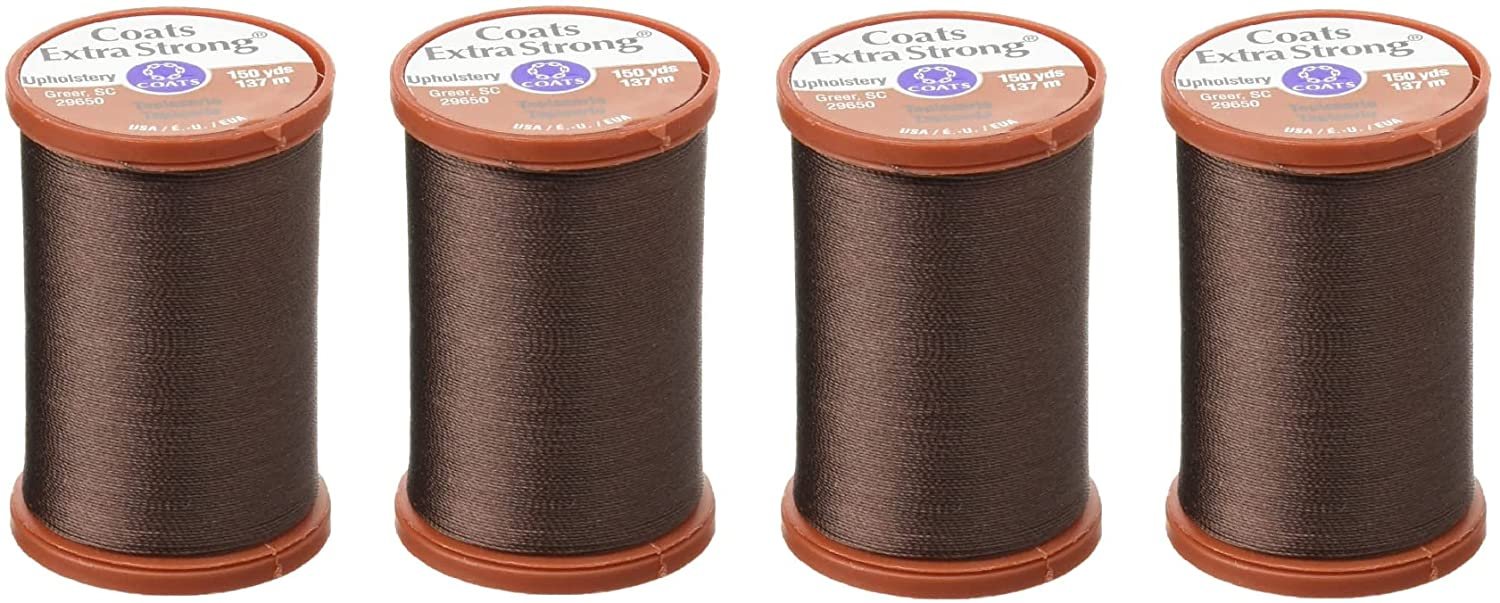Coats & Clark S964-8960 Extra Strong Upholstery Thread, 150-Yard, Chona Brown (4)
