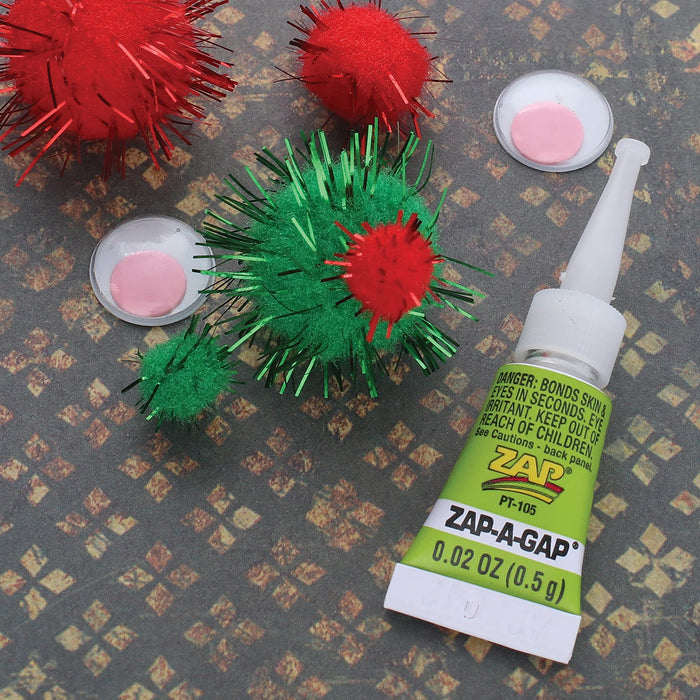 The Beadsmith Zap-A-Gap Glue – 5 Pack, Single Use .01 fl. oz tube – Cyanoacrylate (CA) Medium Viscosity Adhesive – Fills Gaps and Bonds to Multiple Surfaces – Use for DIY Crafts