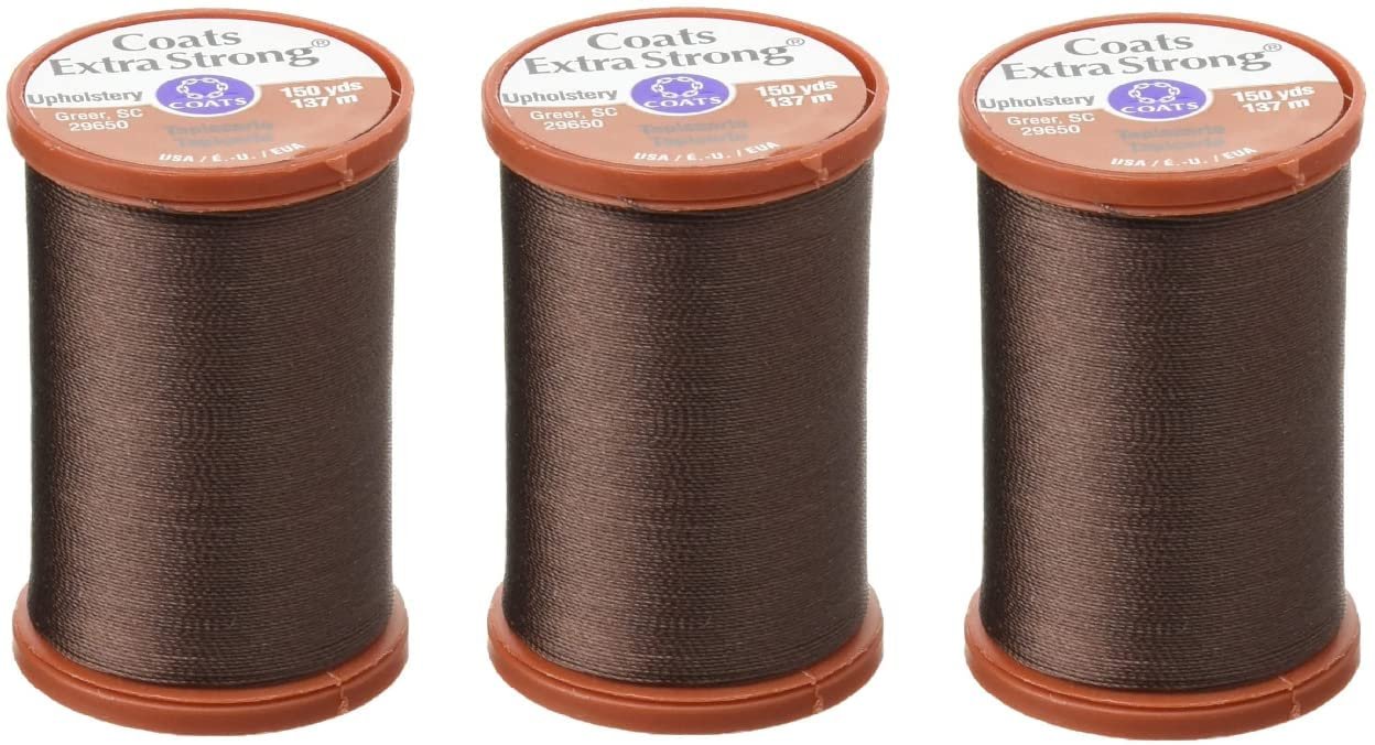 Coats & Clark S964-8960 Extra Strong Upholstery Thread, 150-Yard, Chona Brown (3)