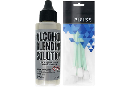 Ranger Alcohol Blending Solution and Pixiss Alcohol Ink Blending
