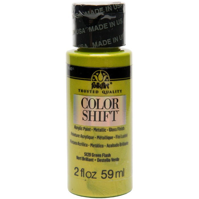 Shop Plaid FolkArt ® Color Shift™ Acrylic Paint - Silver Flash, 2 oz. -  5456 - 5456