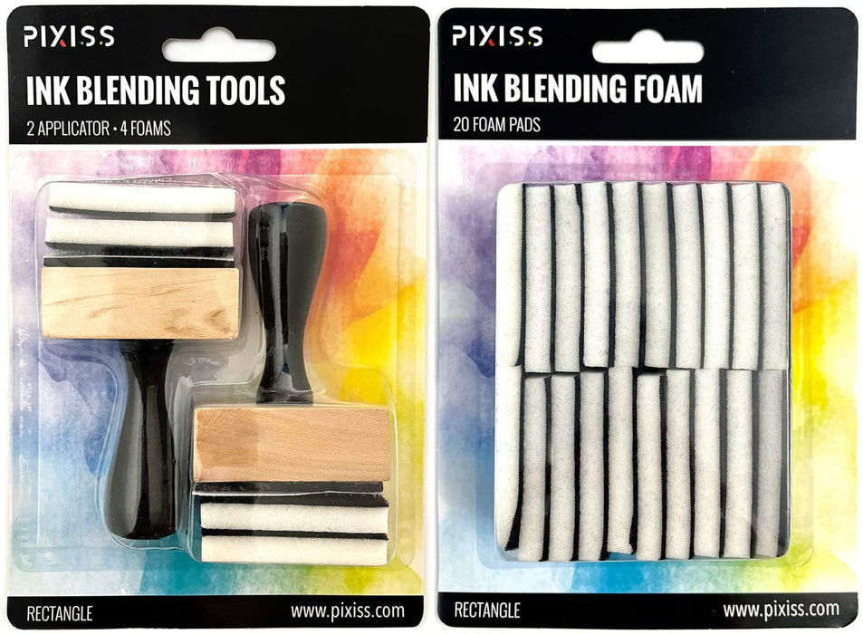 Mini Ink Blending Tools - Square (Mini Ink Blending Tool with Added Replacement Foams)
