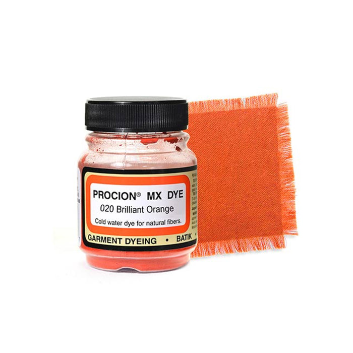 Jacquard Procion MX Dyes, 19g Pots, 42 Colours, Cold Water Dyes for Cotton,  Linen, Silk and Plant Based Fibres, Please Read Item Description 