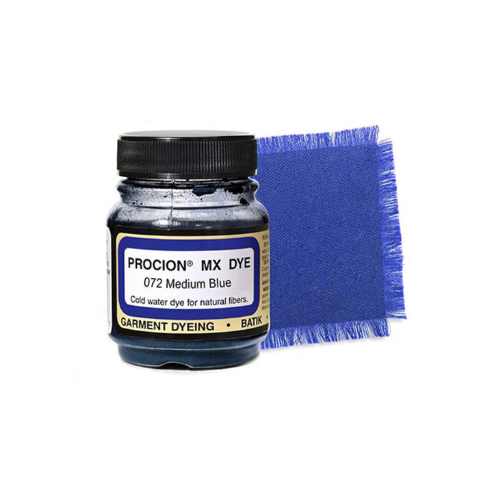 Jacquard Procion Mx Dye - Undisputed King of Tie Dye Powder - Bright Blue -  2/3 Oz - Cold Water Fiber Reactive Dye Made in USA