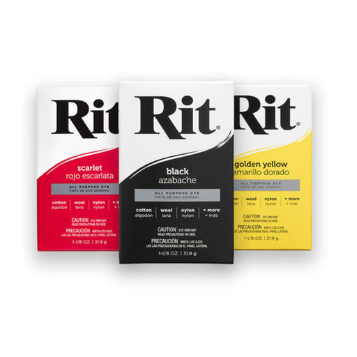 Rit All Purpose Liquid Fabric Dye Bundle (4 Pack) , 2 - Black 8oz Dye —  Grand River Art Supply