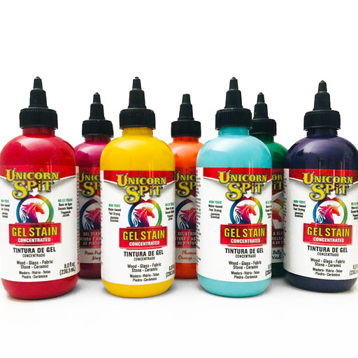 Unicorn SPiT Gel Stain & Glaze in One - 10 Paint Collection 8 oz bottl –  Grand River Trading Company