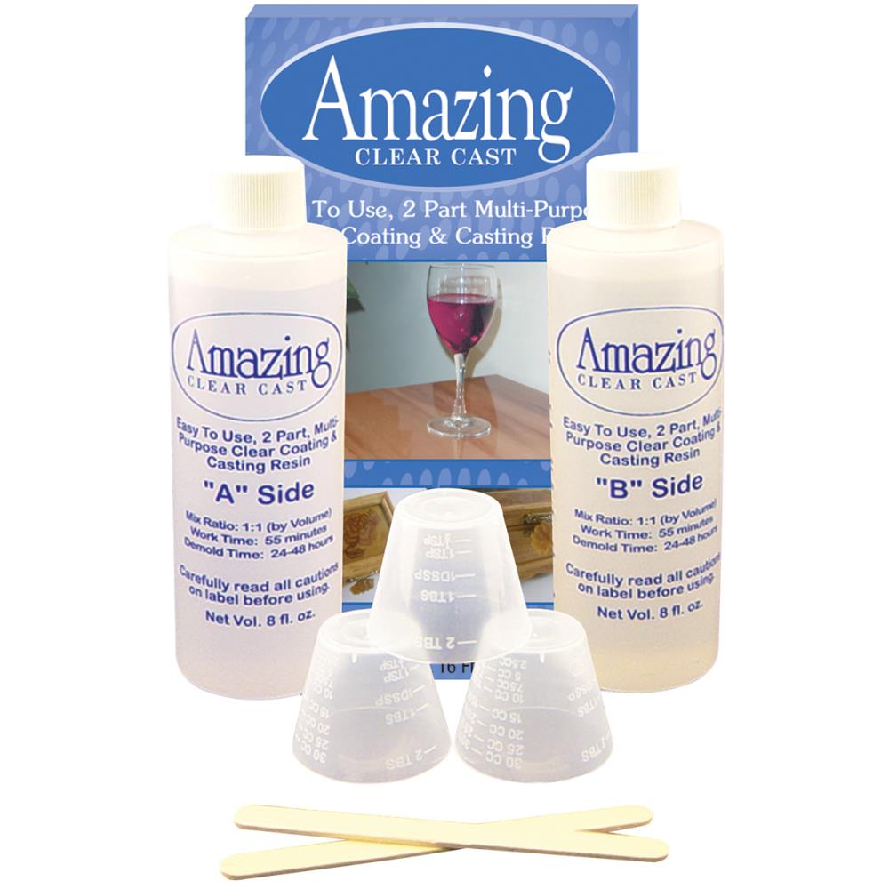 Amazing Clear Cast; 8oz.,16oz., 32oz. Grand River Art Supply Amazing Clear Cast; 8oz.,16oz., 32oz. Grand River Art Supply