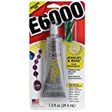 E6000 Jewelry And Bead Adhesive With 4 Precision Applicator Tips For Jewelry