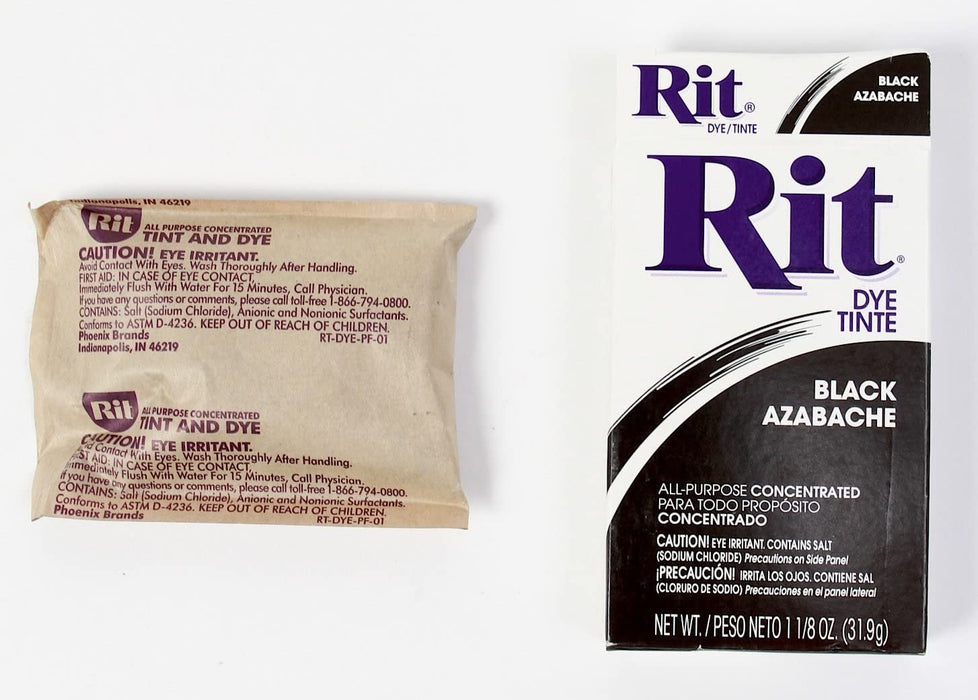 Rit All-Purpose Powder Dye, Black (2 Pack)