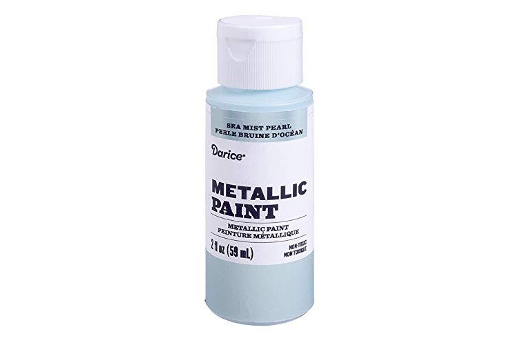 Darice Metallic Sea Mist Pearl, 2 ounces Acrylic Paint