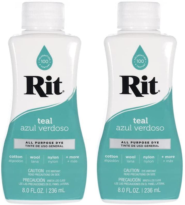 Rit Dyes Teal Liquid 8 Oz. Bottle PACK OF 4 