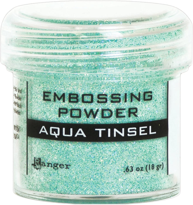 Ranger Aqua Tinsel Embossing Powder