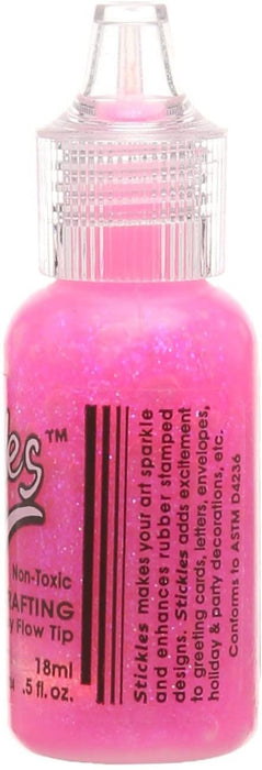 Glam Pink Stickles Glitter Glue .5oz
