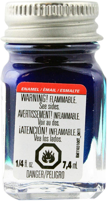 Testors 11TT-1539 Enamel Paint Open Stock, 0.25-Ounce, Blue Metal Flake