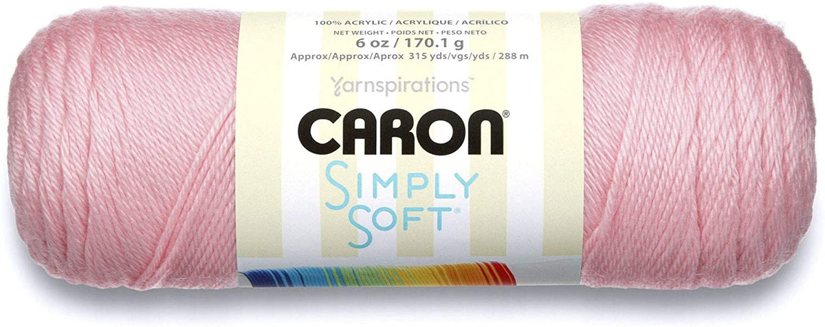 Caron Simply Soft Yarn Solids (3-Pack) Soft Pink H97003-9719 — Grand River  Art Supply