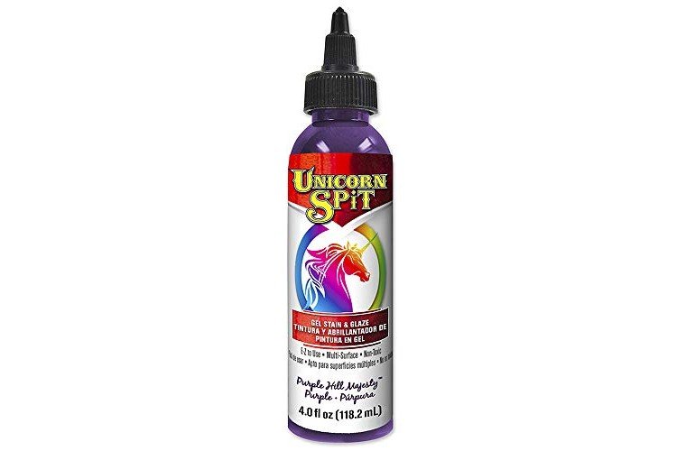 Unicorn SPiT 5770009 Gel Stain and Glaze, Purple Hill Majesty 4.0 FL OZ Bottle