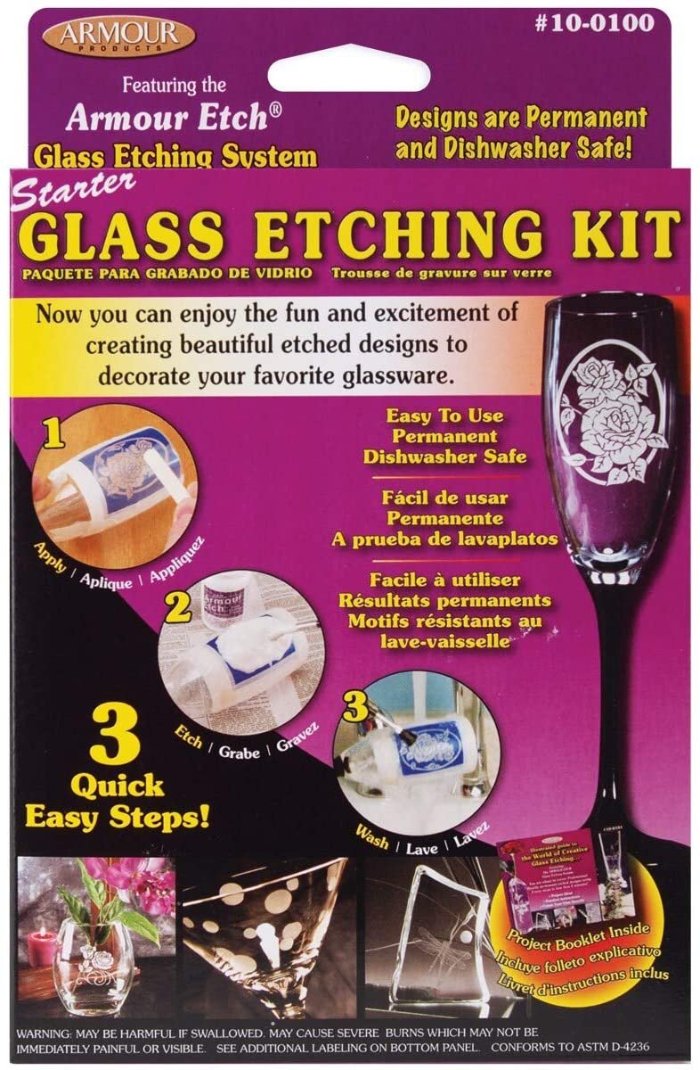 Armour Glass Etching Kit Starter — Grand River Art Supply