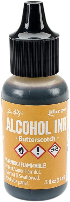 Ranger 1/2 Ounce Adirondack Alcohol Ink Singles, Butterscotch