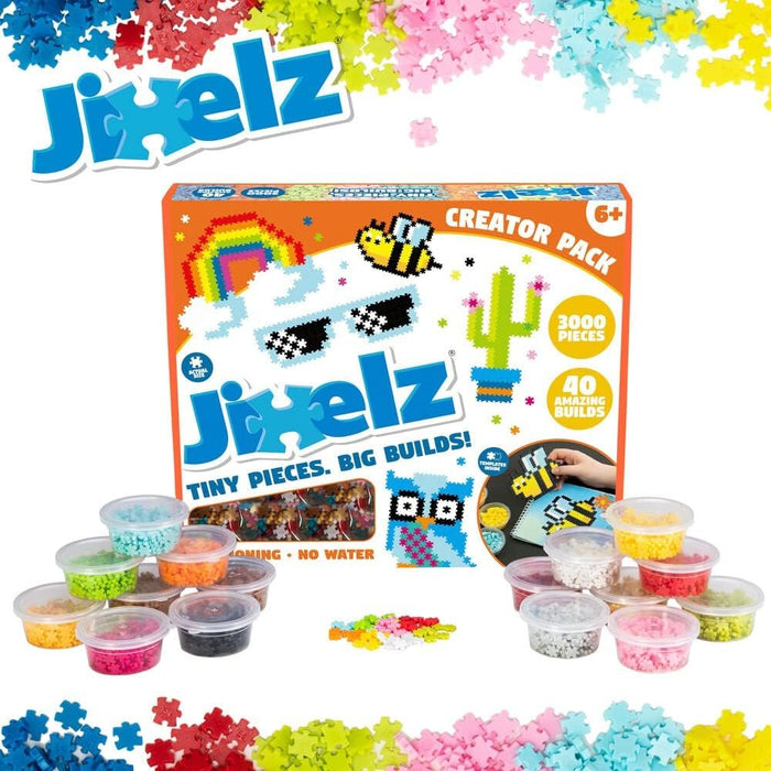 Fat Brain Toys Jixelz Creator - 3000-Piece Picture-Building Craft Kit, Ages 6+