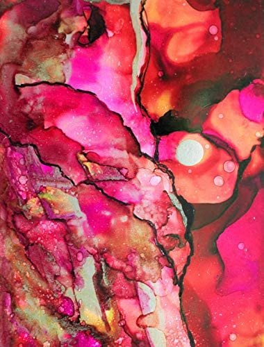 Pixiss Alcohol Ink Paper Roll - Heavy Weight Alcohol Ink Watercolor Paper 24 Inches by 5 Feet (610x1524mm), 300gsm, Extra Smooth, for Watercolor, Alcohol Ink