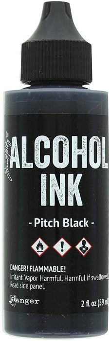 Tim Holtz Alcohol Ink - Pitch Black 2 oz.