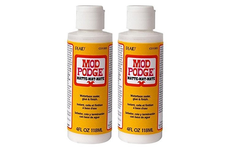 Mod Podge Waterbase Sealer, Glue and Finish (4-Ounce), CS11305 Matte Finish (pack of 2)