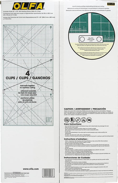 OLFA 35x70 Cutting Mat, Green