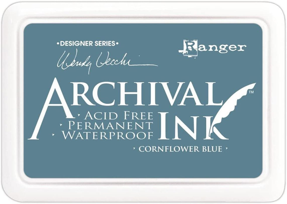 Ranger Wendy Vecchi Designer Series Archival Ink Pad, Cornflower Blue