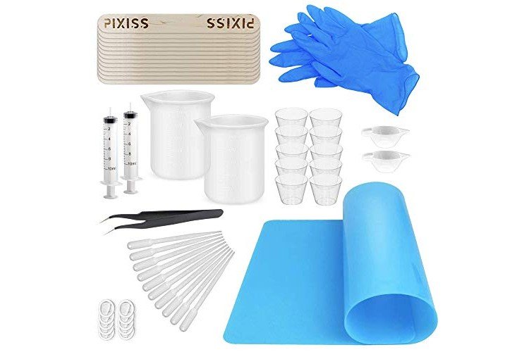 Pixiss Home Silicone Mold for Epoxy Resin, Letter Molds for Casting De —  Grand River Art Supply