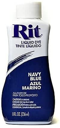 Rit Liquid Fabric Dye, Navy Blue, 8-oz.