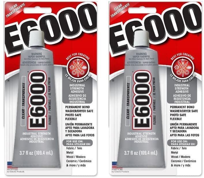E6000 Craft Adhesive 3.7 oz (Pack of 2)