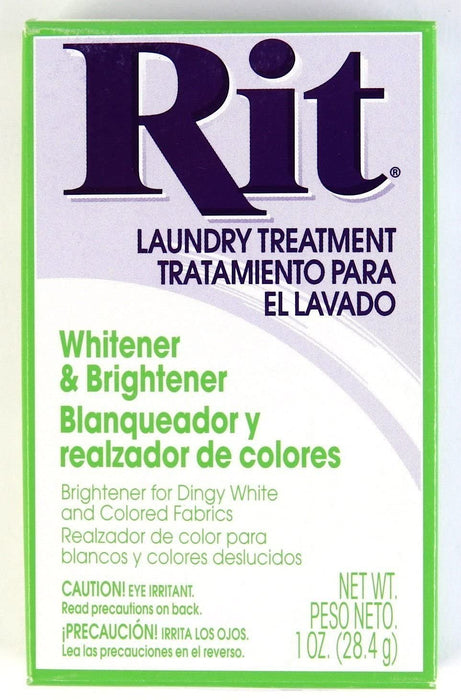 Rit Dye Laundry Treatment Whitener and Brightener Powder, 1 oz