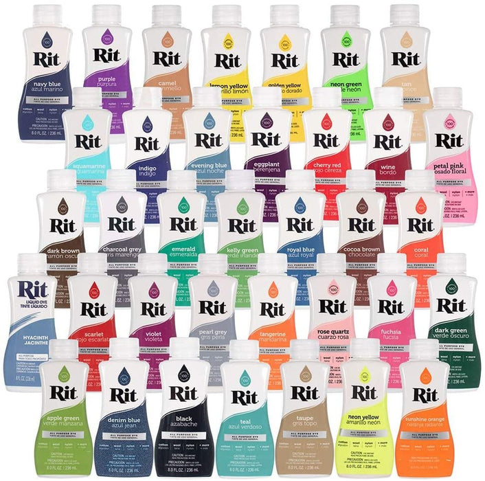 US$ 8.99 - Rit Dye Liquid – Wide Selection of Colors – 8 Oz