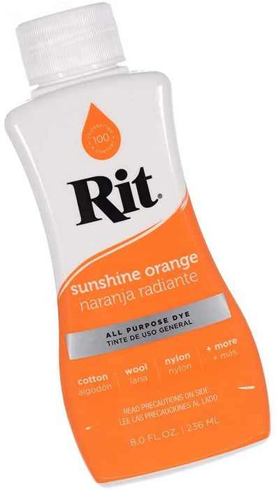 Rit All Purpose Dye, Sunshine Orange - 8.0 fl oz
