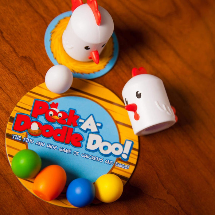 Fat Brain Toys Peek-A-Doodle Doo - Chicken-and-Egg Memory Game for Toddlers & Kids