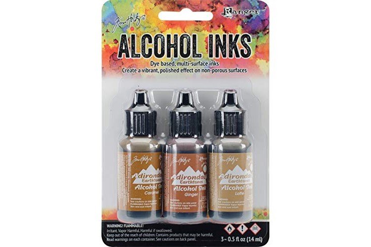  Ranger Adirondack Alcohol Ink 1/2-Ounce, 3-Pack