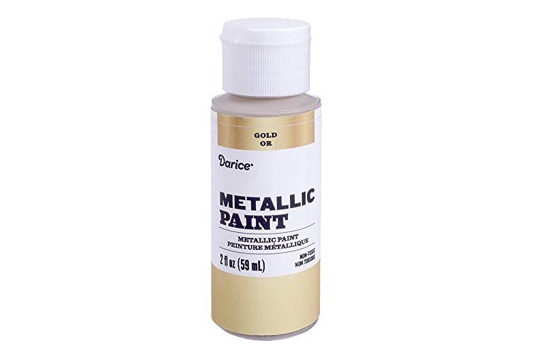 Darice Metallic Gold, 2 Ounces Acrylic Paint