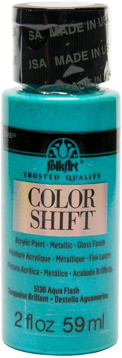 FolkArt Color Shift Paint 2oz-Black Flash