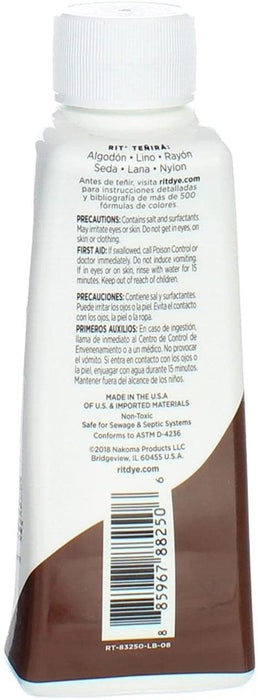 Rit Dye Liquid 8oz-Dark Brown