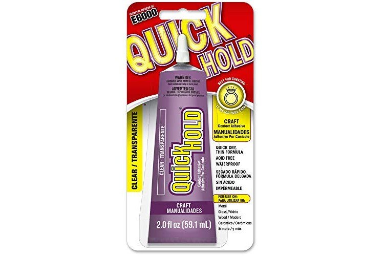 E6000 QuickHOLD 380722 Quick Dry Adhesive, All-purpose, 2.0 Fluid Ounces, Clear