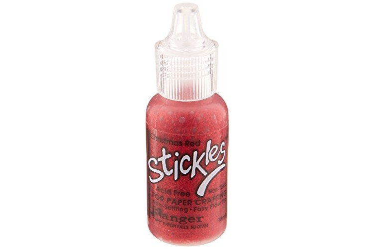 Ranger Stickles Glitter Glue 1/2-Ounce, Christmas Red