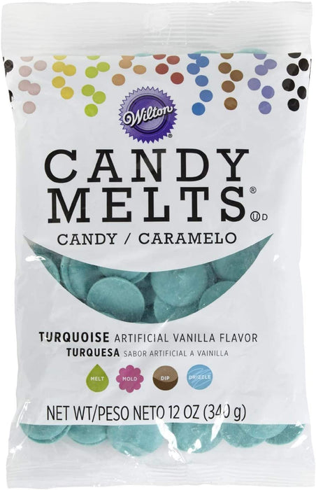 Candy Melts Flavored 12oz-Turquoise Vanilla