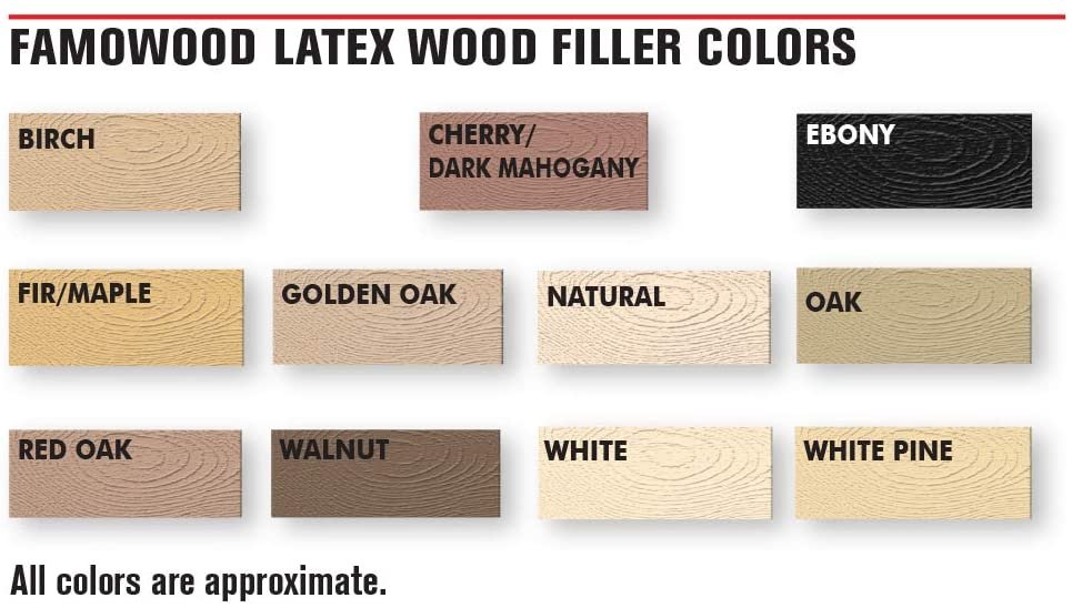 40022126 Latex Wood Filler - Pint, Natural (Fоur Paсk)