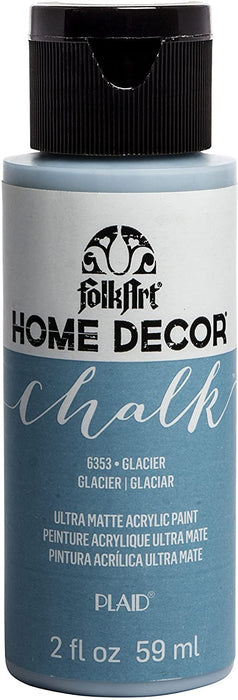 FolkArt Home Decor Chalk Furniture & Craft Paint in Assorted Colors, 2 Oz, White Adirondack