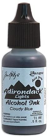 Ranger Adirondack Alcohol Inks cloudy blue lights [PACK OF 6 ]