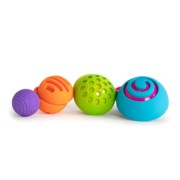 Fat Brain Toys OombeeBall - Sensory Nesting Puzzle for Babies & Toddlers