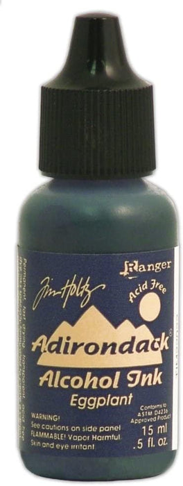 Ranger Ink Tim Holtz Adirondack Alcohol Ink Earthtones Singles: Eggplant