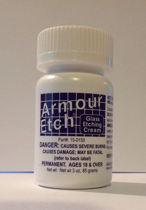 Armour Etching Cream for Etching Designs in Glass and Mirrors is Safe and Easy to Use (Pkg/1)